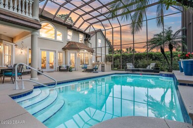 Stunning screened pool oasis