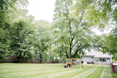 Rear fenced yard