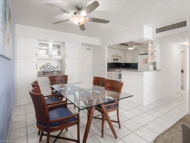 Dining area featuring light tile patterned floors 