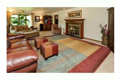 Living Room. Built-in bookcases and plenty of sunl