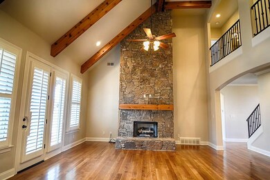 Exceptional warmth in this striking living space w