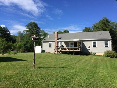 Awning offers shade on a sunny...