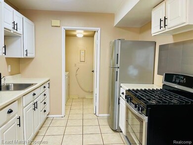 First floor Laundry area off the kitchen.