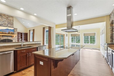 Kitchen overlooking Dining Room