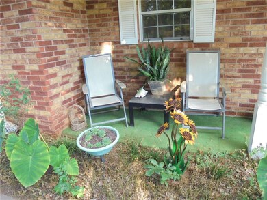 Nice front porch to set out and enjoy your morning