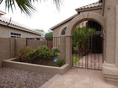 Gated Grass Courtyard