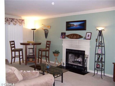 Living Room - Woodburning fireplace with slate sur