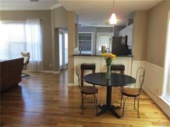 Open and spacious floor plan, high ceilings