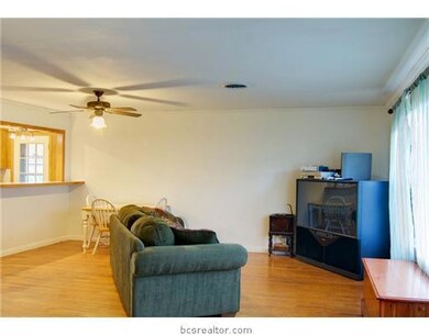 Living Room. Spacious living room with wood floors