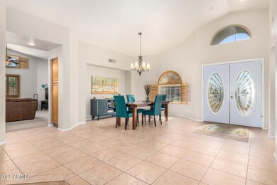 Large foyer with dining