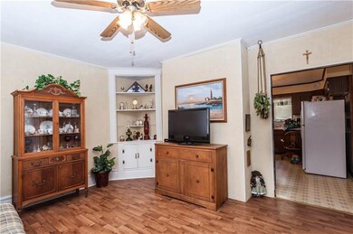 There is Built in Shelving and can be used as a Di
