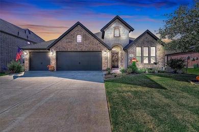 Beautiful digitally enhanced sunset view