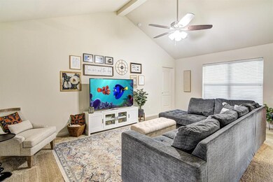 Split master bedroom off the living area!