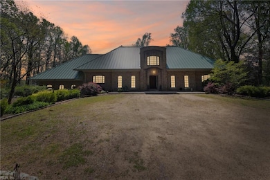 Generated sunset view of front of home