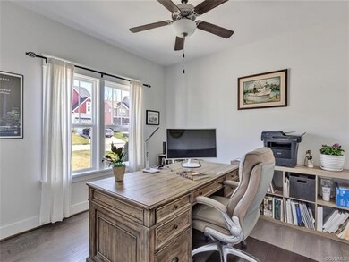 Tucked away office or study