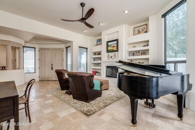 Formal Living Room with Fireplace