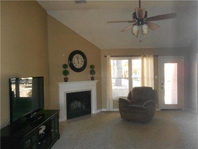 Great room over looks amazing back yard