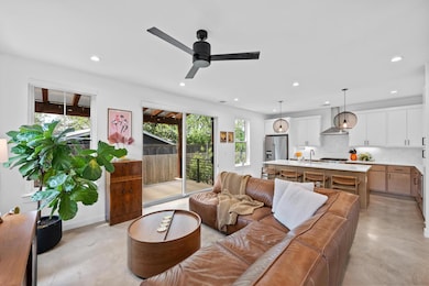 Living room featuring recessed lighting, ceiling 