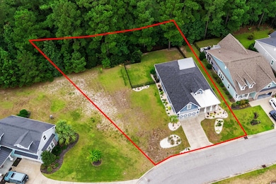 Aerial overview of property's location with proper