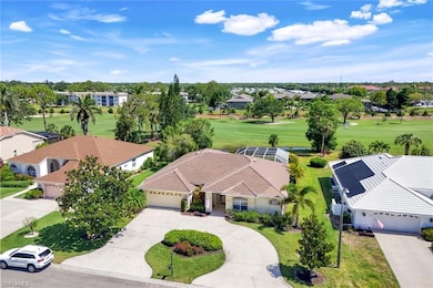 View from above of property featuring a golf club