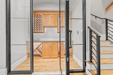 Climate controlled wine room