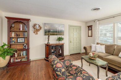 Gorgeous original hardwood floors were refinished 