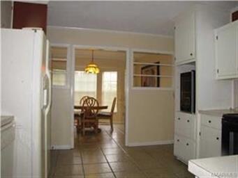 Looking into the breakfast area from the kitchen