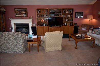Wood burning fireplace and tons of open space for