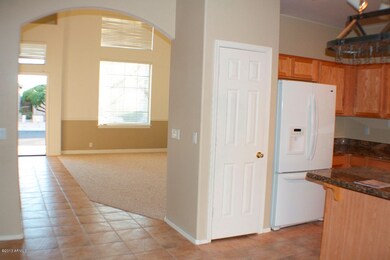 View to front door