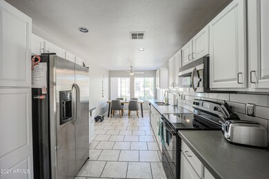 Kitchen and dining area