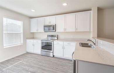 Abundant cabinet space in kitchen