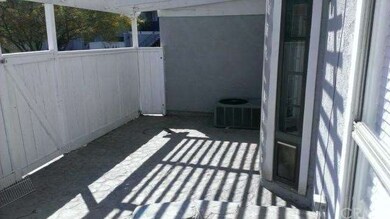 Large Private Oversized patio just off of the kitc
