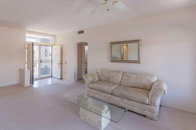 entry and living room