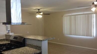 Kitchen View in to Living Room