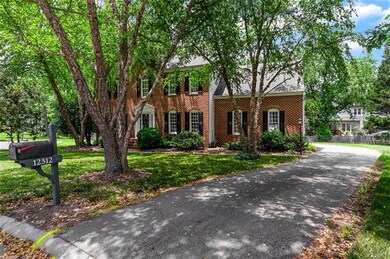 Stunning mature birch trees provide welcome shade 