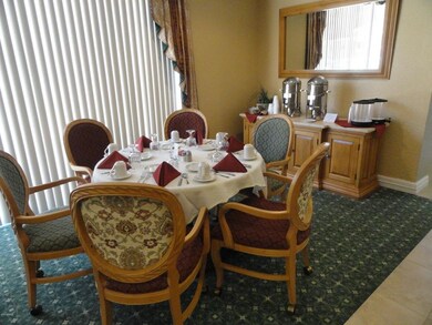Complimentary coffee and juice served ev