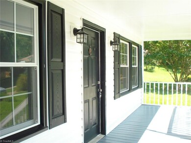 Covered front porch