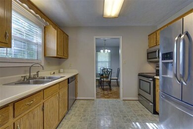 Kitchen with all stainless steel appliances