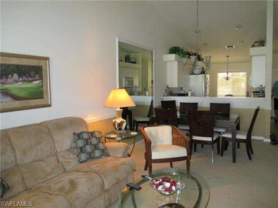 Large mirrored wall in the dining area