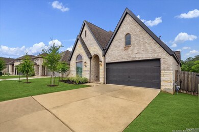 Angle view front of home