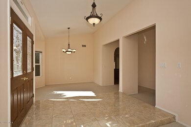 Gorgeous marble entry.