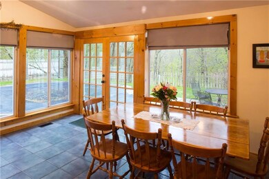 Formal dining area overlooks...