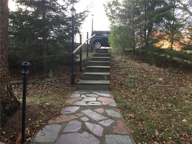 Stairs from driveway