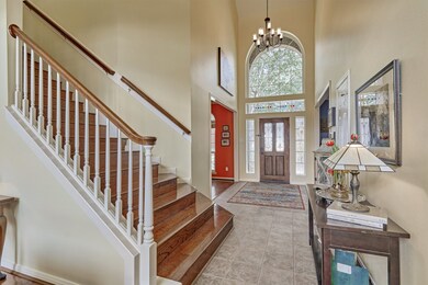 This lovely two story Perry Home offers 4 spacious bedrooms, 3 and ½ baths and a 3 car detached garage.