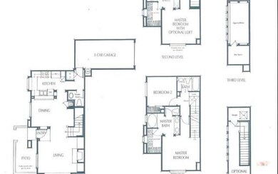 Builder floor plan - this unit does not have optio