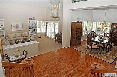 Large open formal dining and living room