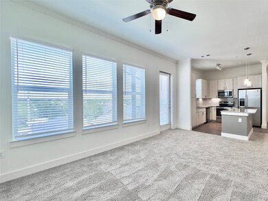 Large living room with wall of windows
