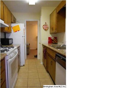 Kitchen with granite countertops