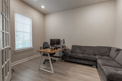 Study at the front of the house.