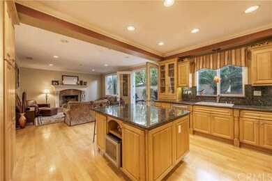 Kitchen View to Family Room